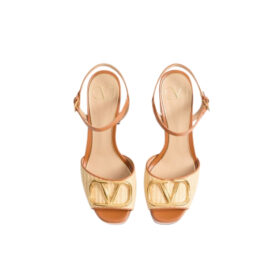 VLogo Signature Plateausandale Beige