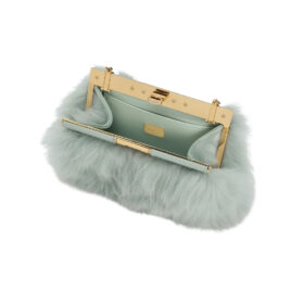 Marlene Shearling Grün 12 cm