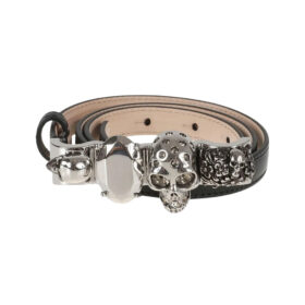 Knuckle Leder Schwarz 2 cm