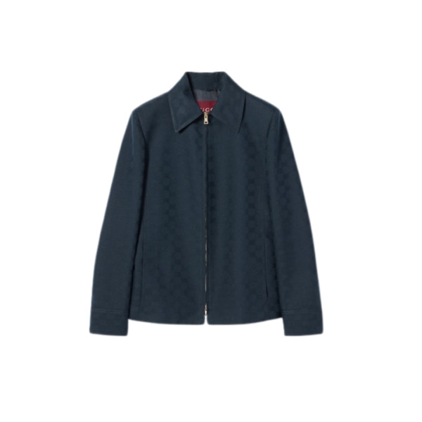 GG Baumwollgabardine-Reißverschlussjacke