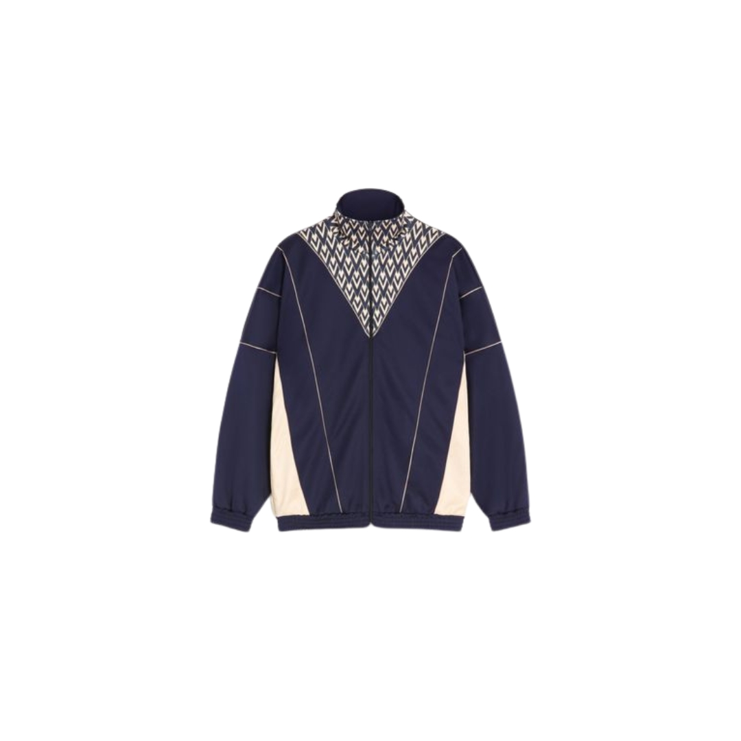 Valentino Acetat-Sweatshirt mit Reißverschluss und eingelegtem