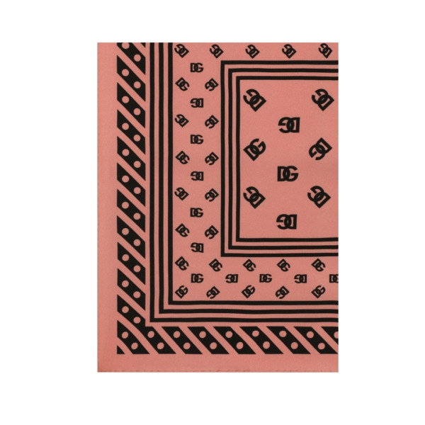 Foulard Aus Twill Rosa