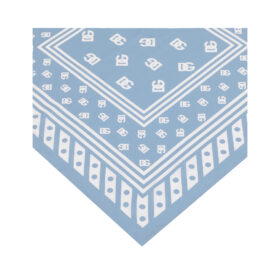 Foulard Aus Twill  Hellblau