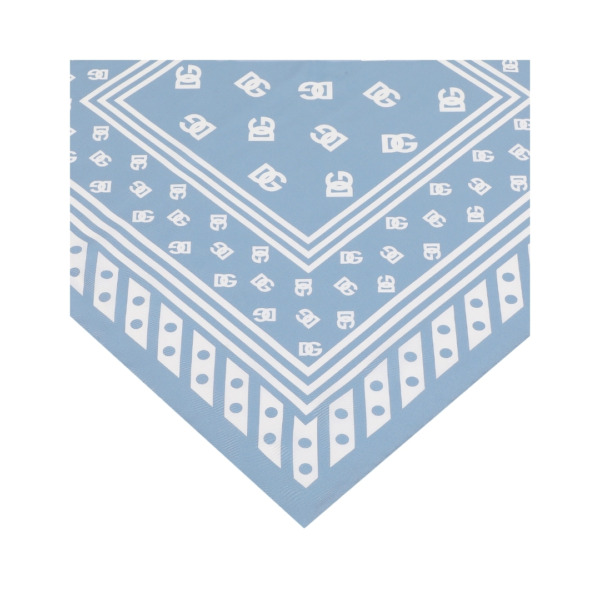 Foulard Aus Twill  Hellblau