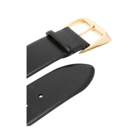 Geometric Buckle Schwarz 7 cm