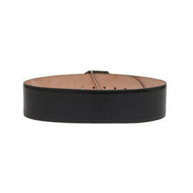 Kettenglied Schnalle Schwarz 7 cm