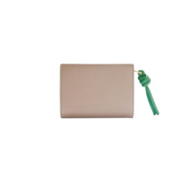 Kompaktes Portemonnaie aus glänzendem 11.4 cm