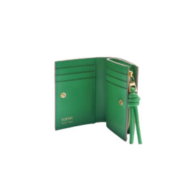 Kompaktes Portemonnaie aus glänzendem 11.4 cm