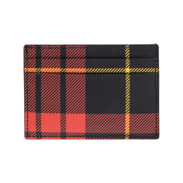 Tartan Totenkopf Schwarz/Rot 10 cm