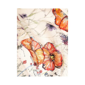 Floral-Print Beige