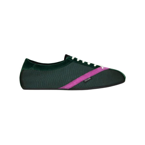 Flache Sneakers Grün