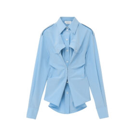 Gerafft Blau