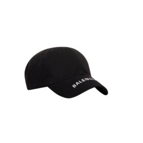 Schwarze Visierkappe
