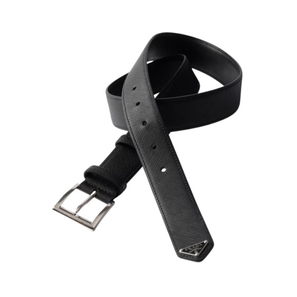 Saffiano Schwarz 3.3 cm