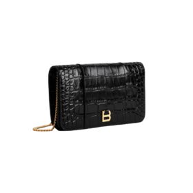 Schwarze Handytasche 20 cm