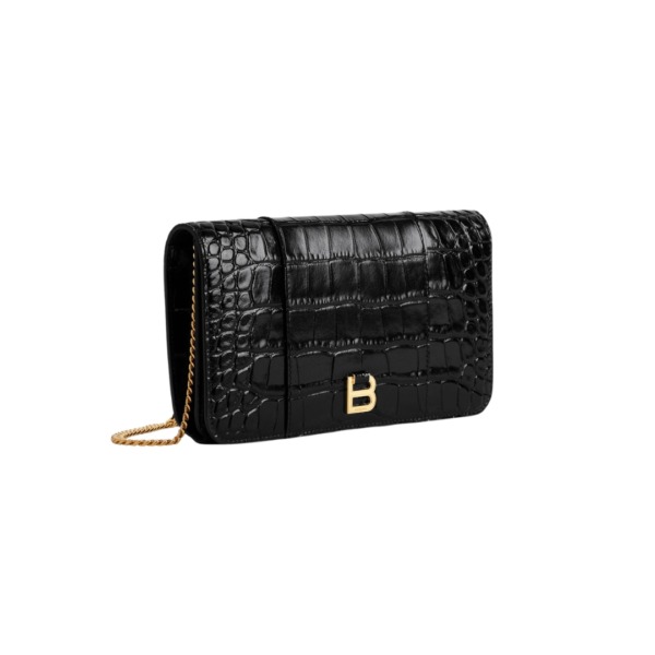 Schwarze Handytasche 20 cm