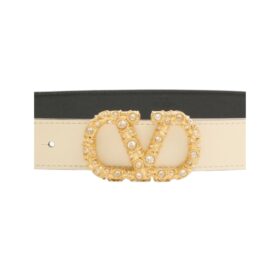 Vlogo Signature Gürtel aus glänzendem 3 cm