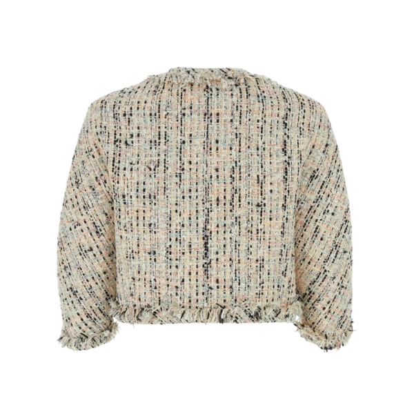 Ausgefranster Tweed Beige