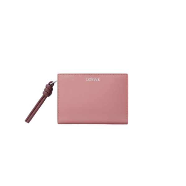 Kompaktes Portemonnaie von Knot Rosa 11.4 cm