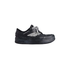 Damen-Plateau-Sneaker Hamptons in Schwarz