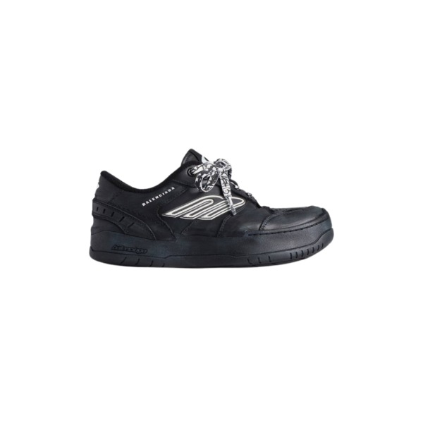 Damen-Plateau-Sneaker Hamptons in Schwarz