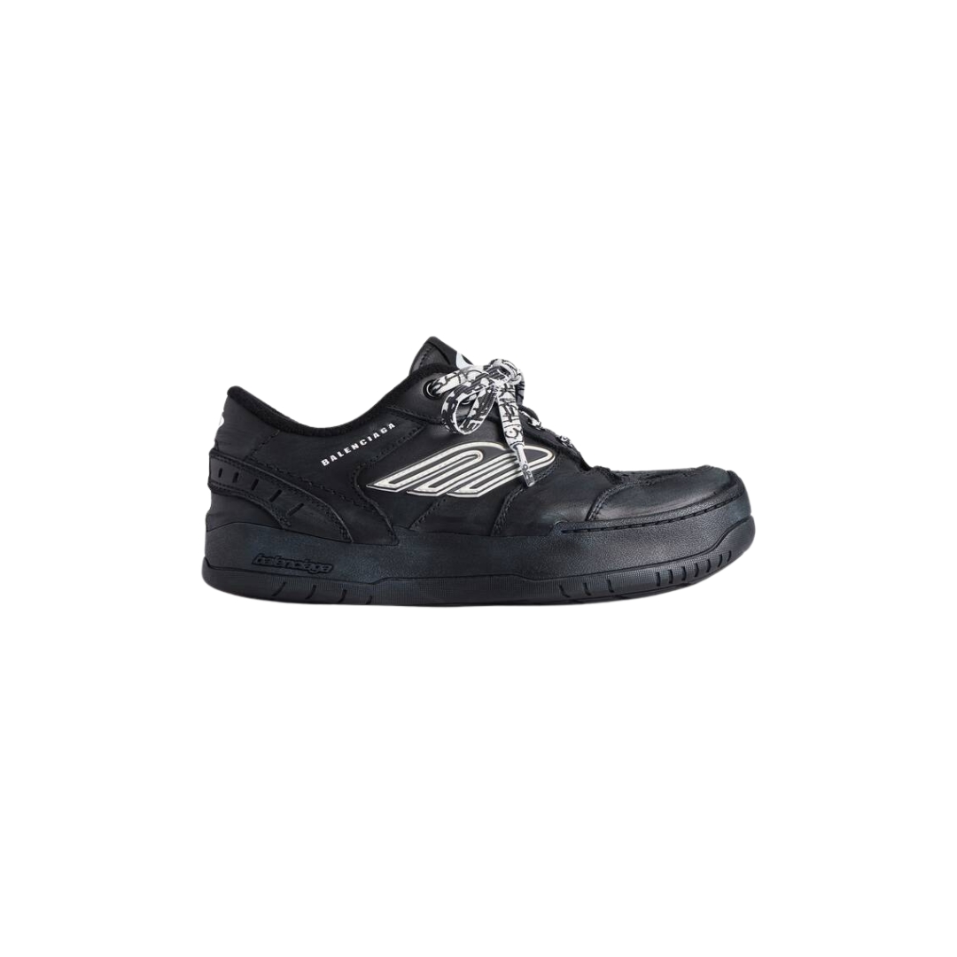 Damen-Plateau-Sneaker Hamptons in Schwarz