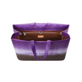Shopper Lila/Braun 40 cm