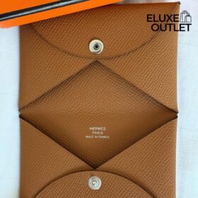 Calvi Duo Kompakt Kartenetui Gold10,5 cm