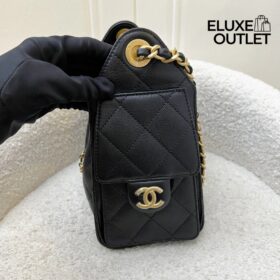 25 Mini Schwarz / Gold 21 cm