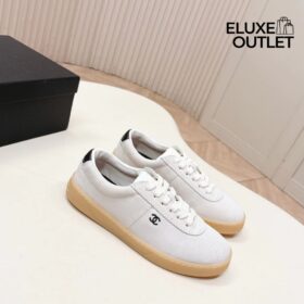 Sneakers Wildleder Weiß/Schwarz