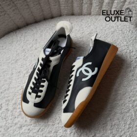 Trainers Wildleder Schwarz/Weiß