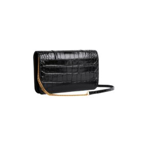 Schwarze Handytasche 20 cm