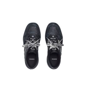 Damen-Plateau-Sneaker Hamptons in Schwarz