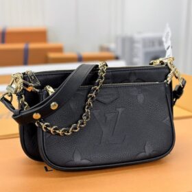 Multi Pochette Accessoires Schwarz 25 cm