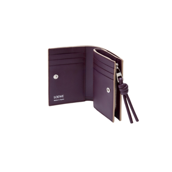 Kompaktes Portemonnaie cremefarben 11.4 cm