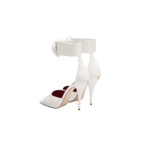Drip Rose Kinderledersandale mit Kristallen
