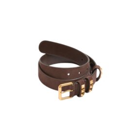 VLogo Signature-Gürtel aus glänzendem Kalbsleder 1.5 cm
