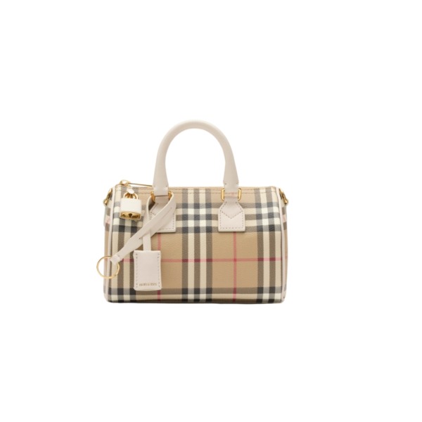 Mini Check Bowlingtasche 18.5 cm