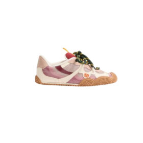 Amphibia Sneaker aus gummiertem Kalbsleder und Kalbsleder