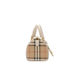 Mini Check Bowlingtasche 18.5 cm