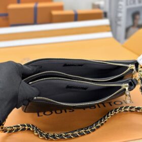 Multi Pochette Accessoires Schwarz 25 cm
