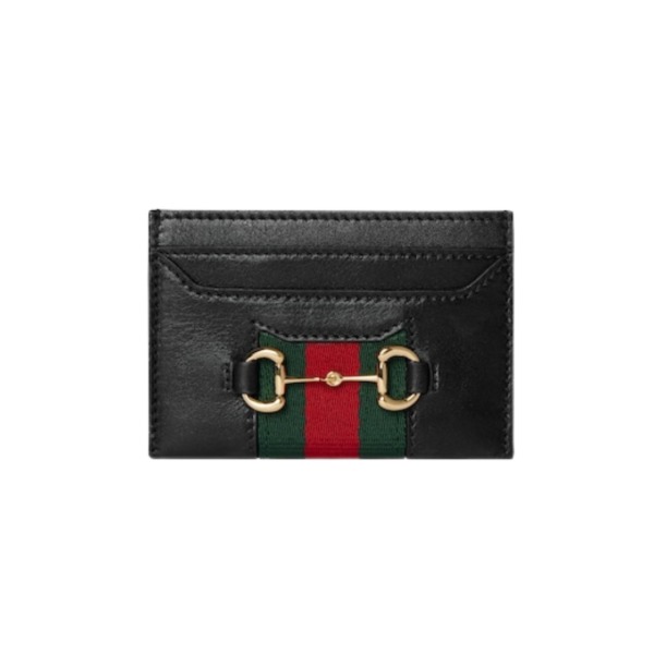 Gucci Horsebit Web Kartenetui 9.9 cm