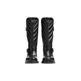 Rayons Biker-Stiefel aus Kalbs- und Nappaleder