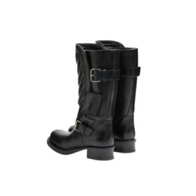 Rayons Biker-Stiefel aus Kalbs- und Nappaleder