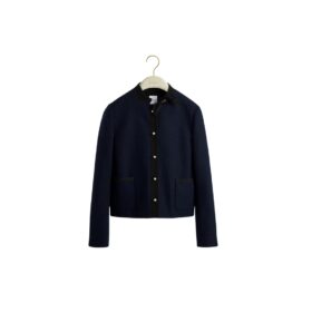 Kurze Jacke Blau