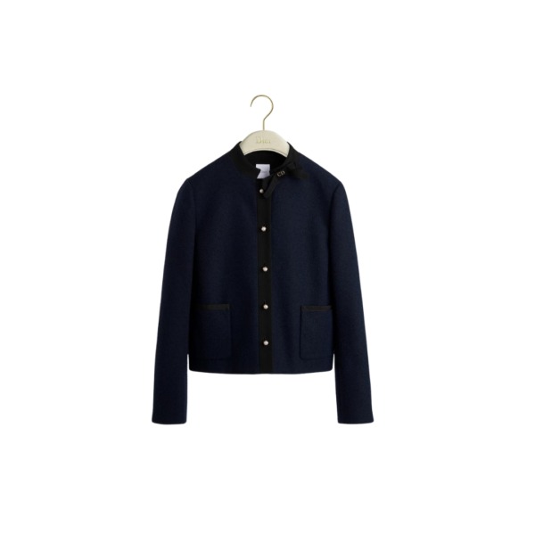 Kurze Jacke Blau