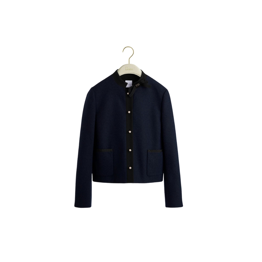 Kurze Jacke Blau