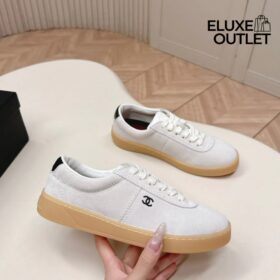 Sneakers Wildleder Weiß/Schwarz