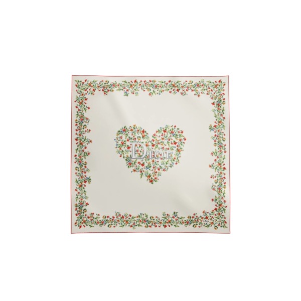 Dioramour Floral Heart 90 Quadratischer Schal