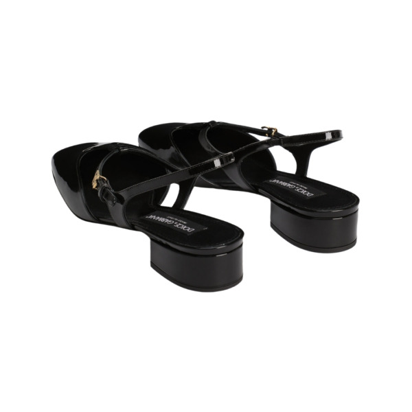 Slingback in Lack Schwarz